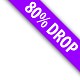 80% drop